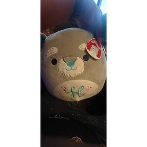 14" KELLYTOY Squishmallow Shaun The Schnauzer Dog Super Plush NWT